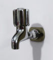 Bibcock Water Tap made of Brass complete with chrome finish (1/2 inch). 