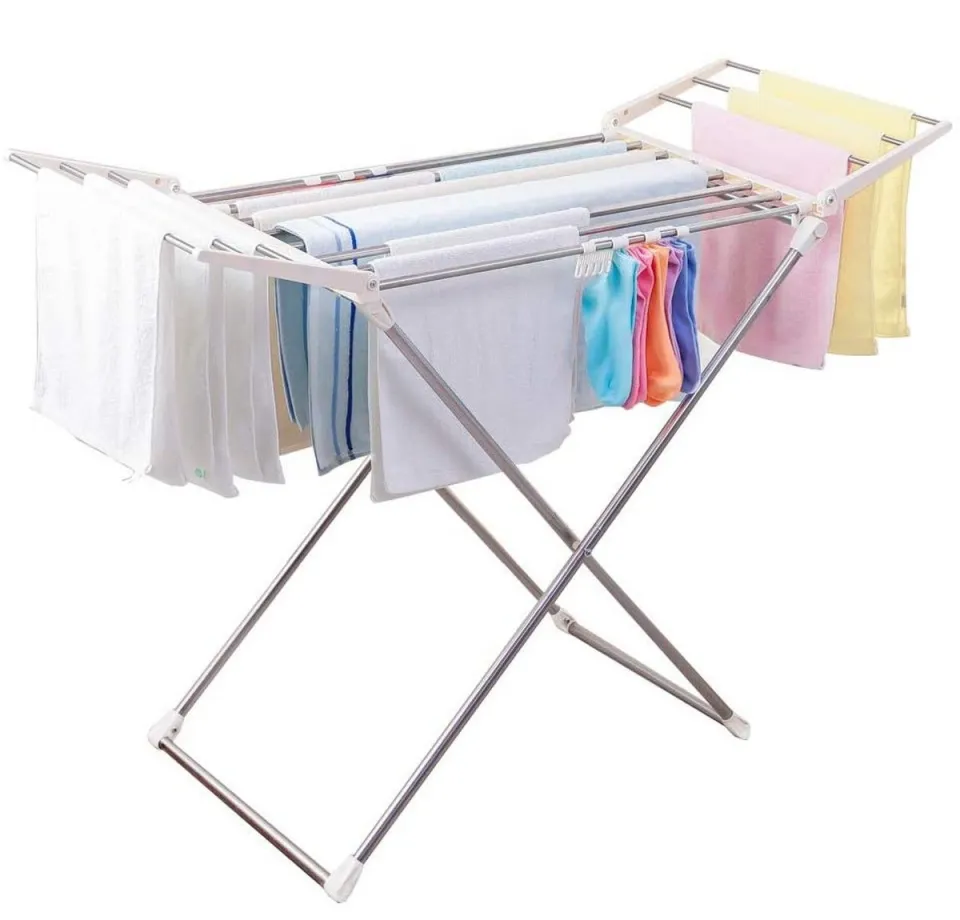 Household balcony folding portable laundry rack cloth Drying stand Daraz.pk