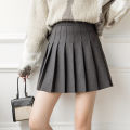 Women Pleated Skirt Above Knee Colorfast Lady Skirt. 