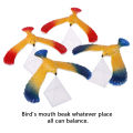 1Set Balancing bird + pyramid magic physics science enlightenment kid toy gifts. 