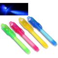 Invisible Ink Pen Creative Magic LED Highlighter Pen 2 In 1 UV Black Light. 