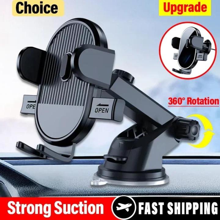 Universal Auto Sucker Car Phone Holder 360 Windshield Car Dashboard Mobile Cell Support in Car Bracket for 4.0-7 Inch Smartphone