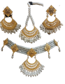 JEWELLER New Jewelry Set For Woman Pearl Golden Necklace Earring Jhumka Set For Woman Girl. 