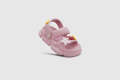 Deluxe Footwear round pink Stone Edge Sandals For Kids - SS26. 