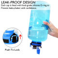 QuiFit 3.8L 128OZ Motivational Gallon Water Bottle with Locking Flip-Flop Lid and Time Marker BPA Free Large Tumbler Leak-Proof Durable Bottles for Fitness Outdoor Enthusiasts. 