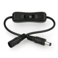 DC Male to Female Power Switch Cable Connector 30cm. 