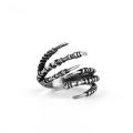 Dragon Claw Ring Retro Punk Exaggerated Ring Tentacle Hip-hop Middle Finger for Women Men Jewelry Adjustable Opening Goth Punk. 