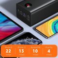 100% Original ROMOSS 60000mAh PEA60 Power Bank, 22.5W Max Quick Charge Portable Phone Battery Charger with 4 Outputs and 3 Inputs External Battery Pack for Travel and Home Use. 