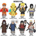 Lego Naruto building blocks minifigure nine tails Naruto Uchiha Madara Sasuke Itachi children's toy boy. 