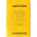 Elementary Theory of Number by Prof S Manzur Hussain. 