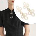 Chinese Knot Frog Buttons Traditional Handcraft Button Decor Clothes Buttons 2Pcs for Coats Costumes. 