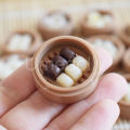 2PCS 1/6 Scale Miniature Chinese Dim Sum Dollhouse Pretend Food for Doll house Kitchen for Barbies Blyth Bjd Doll for Kids. 