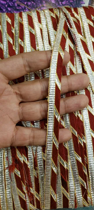 Mahroon%20Dhanak%20pipin%20lace%20/%2010%20yards%20in%20pack%20%20/%20pipin%20lace%20/%20Pipin%20finishing%20lace%20/%20Half%20inch%20pipin%20lace%20/%20High%20super%20premium%20quality%20lace%20/%204%20side%20dupatta%20finishing%20lace/%20-%20Image%202