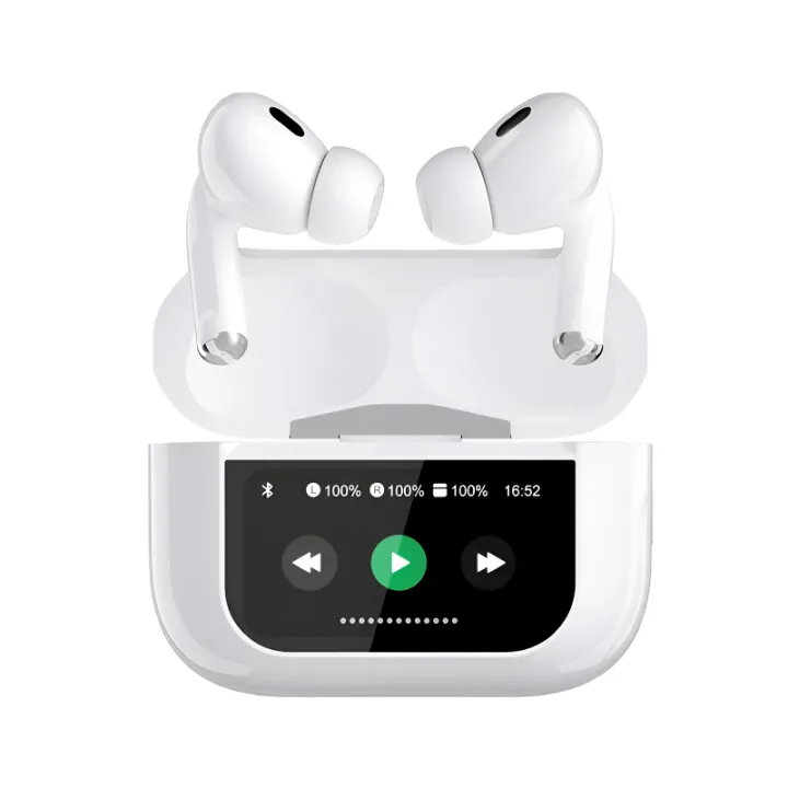 AIRPODS%20A9%20PRO%20/%20V20%20Pro%20Touch%20Screen%20ANC/ENC%20Noise%20Reduction,%20Touch%20Control%20Wireless%20Headset%20TWS%20Noise%20Cancelling%20Earbud%20Bluetooth%205.4%20Wireless%20Earbuds%20-%20Image%209