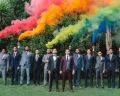 10 Color smoke_bom-b shell in BOXES Birthday Celebration Colour Flare Stick Shell For Party Wedding Birthday Decoration/ WEDDINGS / PARTY'S. 