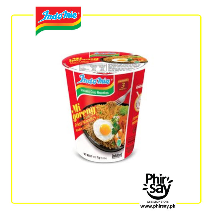 Indomie Mi Goreng Fried Cup Noodles, 60g , FREE Fork Inside