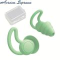 Swimming Earplugs Comfortable Swimming Snorkeling Earplugs with Storage Box. 