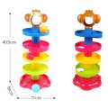 Huanger Baby Rolling Ball Bell Toys Pile Tower Puzzle toys Kids Rattles Ring 0months Child Newborn Educational & Learning. 