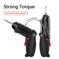 Exort Power Tools Screwdriver Set Bit Set 3.6V Cordless Electric Screwdriver Home Tools With Built-in Lithium Battery. 