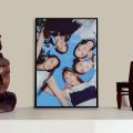 New Jeans Photo Frame for Korean Band Digital Printed Room Decoration at CustomizeGiftsPK. 
