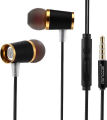 Gold Metal Dm1 In-Ear Earphone Headset In-Ear Earphone With Mic 2 Colors Gaming Headset Colorful Headset. 