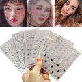 Crystal Tattoo Eye Sticker Glitter Makeup Temporary Rhinestone 3D Face Decoration Stickers. 
