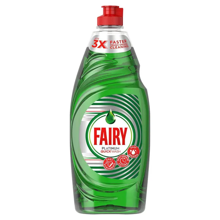 Fairy Platinum Quick Wash DishWashing Liquid Original 625 ml