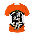 dragon ball Boy T-shirt 3D Anime Cartoon Printed Tshirt Goku Image Short Sleeve Casual Comfortable Top Comprehend Sport Shirts. 