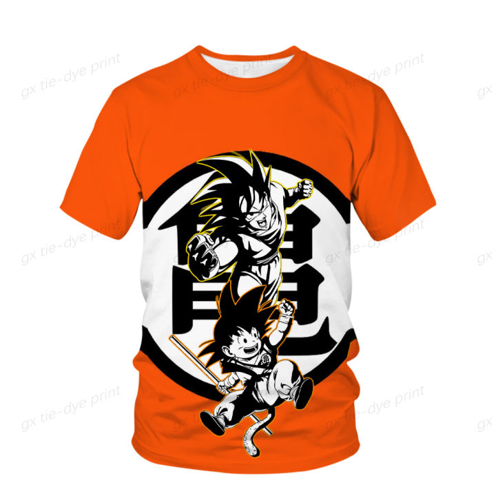 dragon ball Boy T-shirt 3D Anime Cartoon Printed Tshirt Goku Image Short Sleeve Casual Comfortable Top Comprehend Sport Shirts