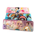 Smooth magnetic closures on both sides for easy access and secure storage.Dual Side Magnetic Pencil Box/2-in-1 Magnetic Pencil Box – Durable & Fun for School Kids/Magic Magnet Pencil Box – Cartoon Design, Dual Compartment. 
