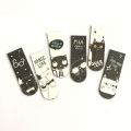 6pcs /Set Kawaii Oreo Cat Cactus Magnetic Bookmarks Books Marker of Page Stationery School Office Supply Paper Clip. 