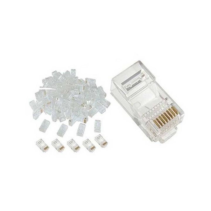 RJ45 Connector 100 Pcs Net
