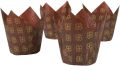 Tulip Cupcake Liners with Golden Model - 50 Standard size of Tulip Cupcake Wrappers Made from Premium Greaseproof Paper with Golden Model - Perfect Muffin Baking Cups for Every Festive Occasion. 
