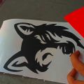 New trending wolf sticker for bike chain cover | jfr | jfr sticker zone | bumper sticker and decals. 