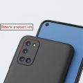Oppo A52 A72 A92 Soft Matte Black Back Cover Case. 