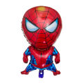 Black Happy Birthday Banner With Jumbo Size Spiderman Foil Balloon and Stars Foil Balloons Set For Kids Birthday Party Decoration .. 
