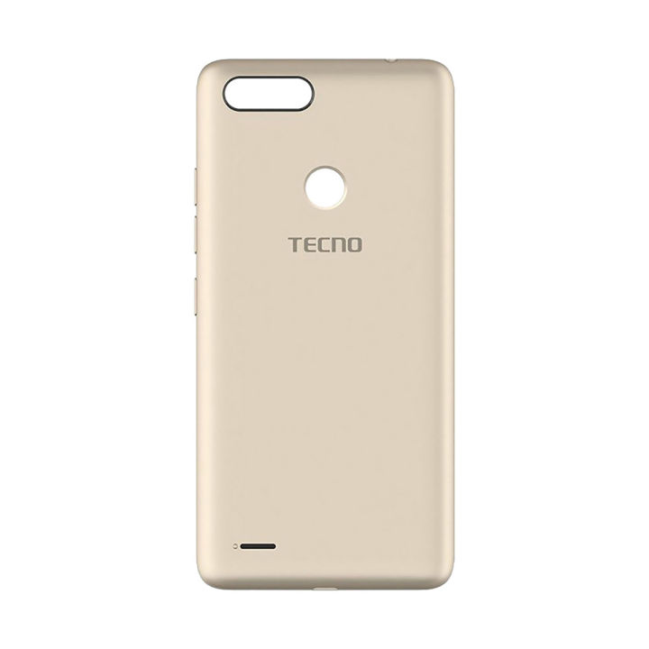 Tecno Pop 2F Back Body Casing Housing Replacement with Battery Cover including Power and Volume Buttons For Pop 2F - Golden