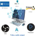 Video Capture Card USB 3.0 4K HDMI Video Capture Card Device 1080P@60Hz Capture Card via OBS Connect DSLR Camcorder for Live Broadcast Gaming Streaming Teaching or Meeting | 24-7 STORE. 