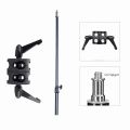overhead tripod stand for mobile 4ft Boom Arm Rod With Dual Swiveling Grip Head Angle Clamp For Studio| Podcasting| Video And Photo Use(High Quality). 