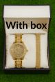 2Pcs Set Girls Watch with Bracelet Stylish – Watch for Girls with Box Packing | Watch for Girls Buy 1 Get 1 Free | New Trendy Watch Design 2025 | Affordable Watch for Girls with Bracelet & Gift Box. 