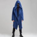 pop it Men Women Cardigan Hooded Cloak Cape Coat Long Jacket Trench Outwear Overcoat. 