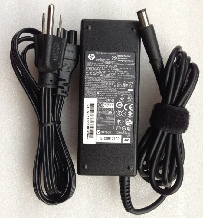 Laptop%20Charger%20For%20Hp%2090w%20Pavilion%20Dv4%20Dv6%20Series%20With%20Power%20Supply%20Cord%20-%20Image%204