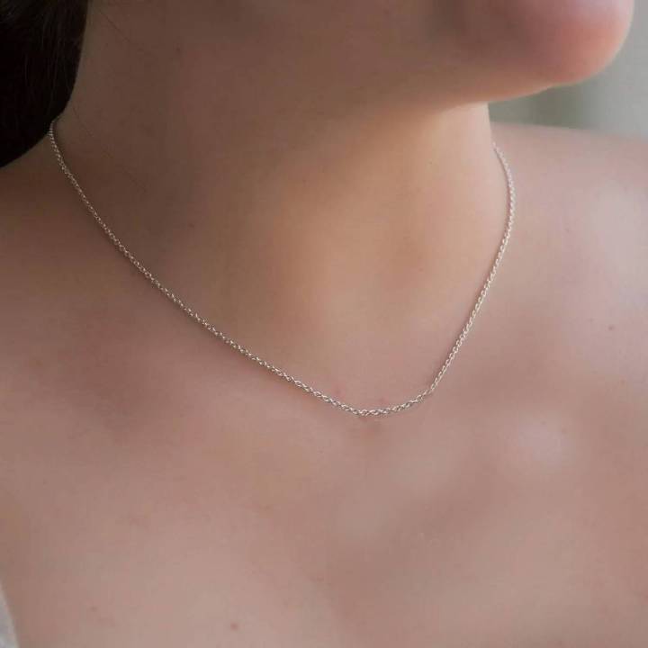 Neck chain for girls / Ladies - Silver Color
