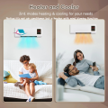 Small mobile air conditioner Wall-mounted Heater Household electric fan Electric heater with screen display heater. 