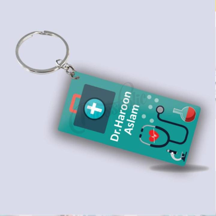 Keychain Doctor Design Customized Doctor keychain - Best PVC Doctor/ Dentist Keychain | Daraz.pk