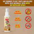 MITEX Natural Rat Repellent Spray – 50ml | No Poison, No Killing, No Trapping | 100% Herbal Oil Formula for Home, Car & Office | Safe Rodent Control Solution". 