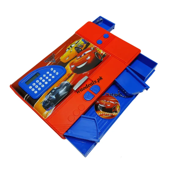 McQueen%20Cars%20Jumbo%20Kids%20Plastic%20Multi-Purpose%20Gadget%20Pencil%20Box%20with%20Calculator:%20The%20Ultimate%20Organizer%20for%20Youngsters%20-%20Image%208