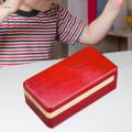 Wooden Puzzle Box Unique Gift Hand Eye Ability Money Holder Multipurpose Brain Teasers for Club. 