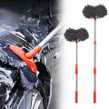 Car Washer Mop/Head Foam Wash Chenille Brush Windshield Roof Window Cleaning Maintenance Stretching Handle Auto Care Accessories. 