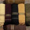 High Quality Traditional Velvet Dussa Shawl For Men / In Black. 